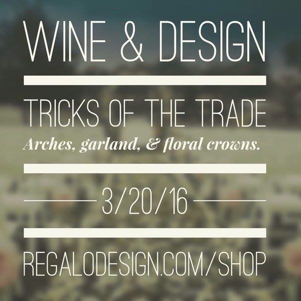 Hey #Nashville!On March 20 @RegaloDesign Will Host Its Third Wine &amp; Design Class! bit.ly/1QTHgfL