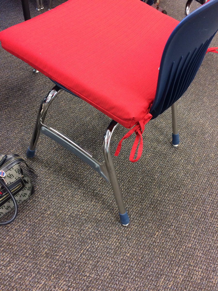EastsideTA's tweet photo. We are negotiating today! Thanks to CES teachers for providing the team with chair cushions! #solidarity #ETAstrong https://t.co/Xid6J6SvzP