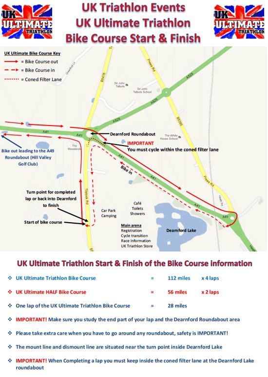 uktri's tweet photo. Get the helmets and wheels at the ready and take on the Ultimate Half Triathlon 56 mile bike course! #UKTri https://t.co/8c5ywr6CFr