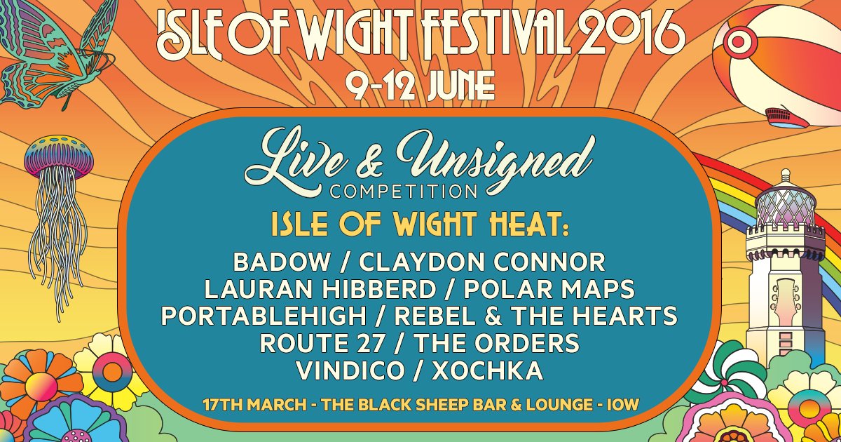 IsleOfWightFest's tweet image. If you live on the Island the get down to The Blacksheep Bar and Club Lounge on Thursday to support this little lot: