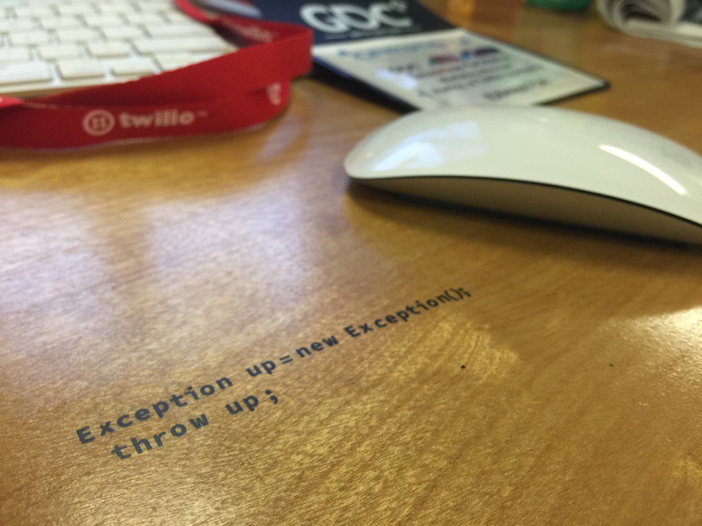 SGriziaux's tweet photo. #codegraffiti @Authy rocks! Go get your sheet on booth 2143 @twilio @Official_GDC this week https://t.co/svYqAPobyY