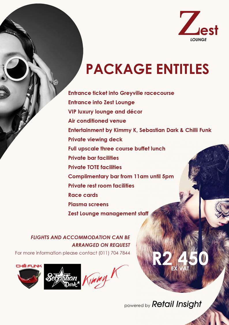 JoburgLife's tweet photo. Packages for the Durban July are now available... Dj's Kimmy K, Sebastion &amp; Renny (Chillifunk) https://t.co/CX7XXm4CBB