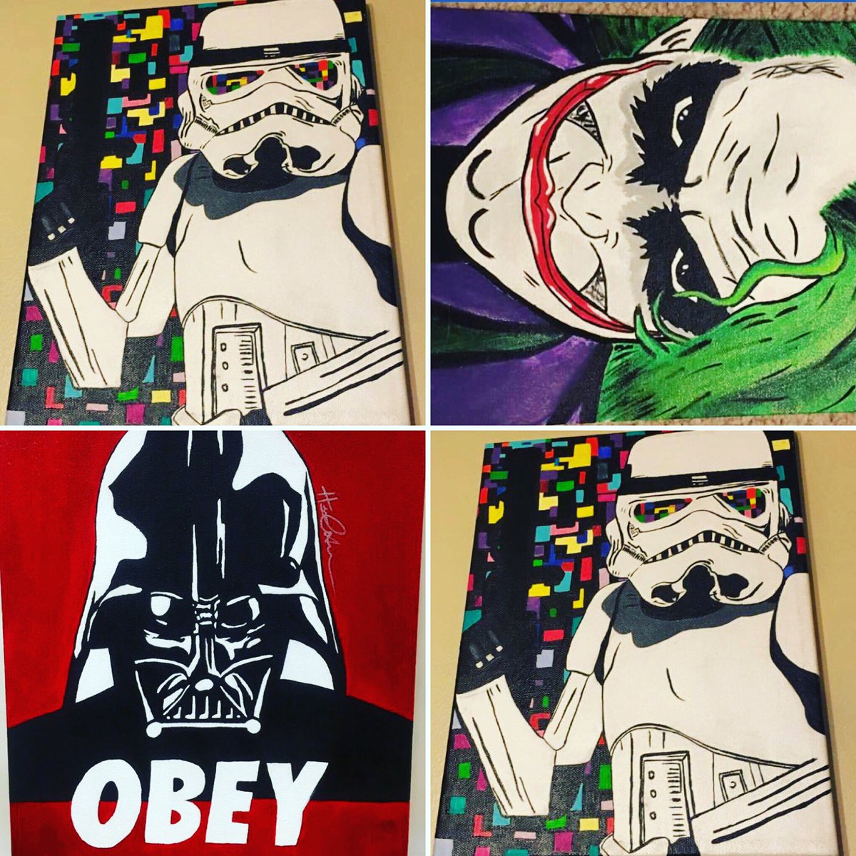 ViracoachTV's tweet photo. Want a custom painting done like these? DM for info! #cgn #ogink @Gaming4Adoption @TwitchSharer @collectiongamin https://t.co/xdqsQa5elO