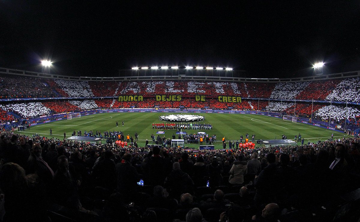 Atleti's tweet photo. 36' | 0-0 | #AtléticosPorElMundo, nunca dejéis de creer. ¡Espectacular bienvenida al equipo! #AtletiPSV #AúpaAtleti https://t.co/XQyQYLNP21