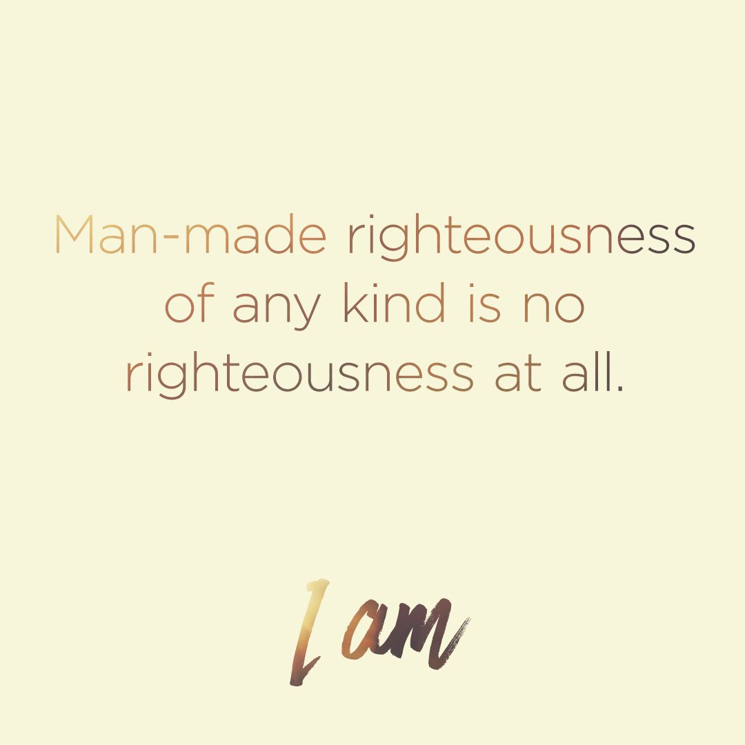villagechurchtx's tweet photo. Man-made righteousness of any kind is no righteousness at all. #TVCIAM https://t.co/vwlL4a8WkJ