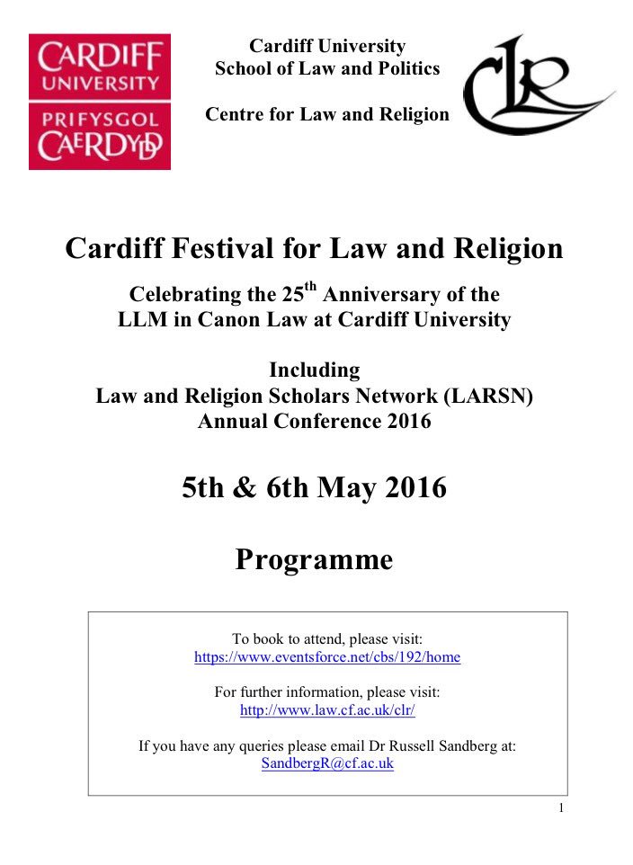 DecimoLudovica's tweet photo. #Ius11 #sun @cardiffuni "Cardiff Festival for Law and Religion" @prof_afuccillo https://t.co/SXG95O9kNL