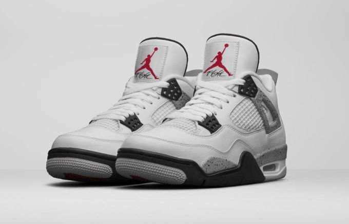 ComplexSneakers's tweet photo. There's a "White/Cement" Jordan IV RESTOCK going down tomorrow: https://t.co/2K9uy3bNk4 https://t.co/OKl8c7WzgN