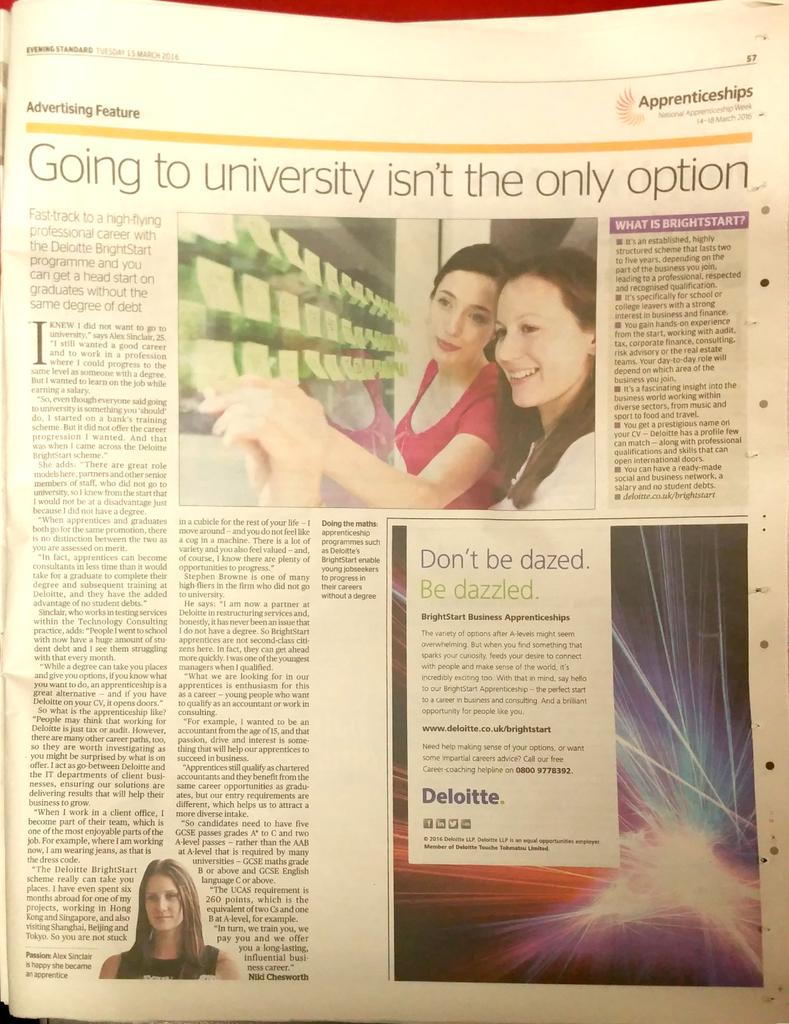 AsimovMx's tweet image. Don&apos;t be dazed. Be dazzled :D
#NAW #NAW2016 @Apprenticeships @DeloitteJobsUK @DeloitteSchools #apprenticeweek