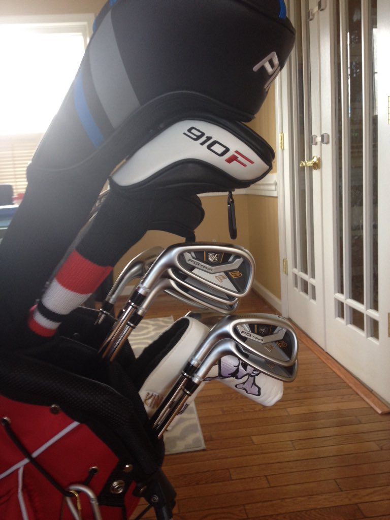 Got my new @WilsonGolf irons today. Ready to put them in play. #advisorystaff #golf #GolfChat @vgolfman