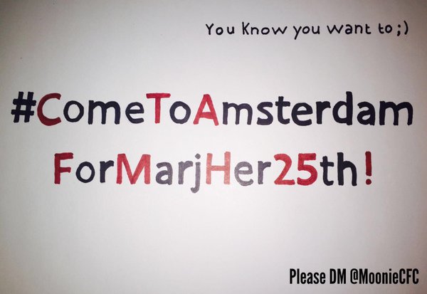 GetGaryToMarj's tweet photo. @GaryBarlow 
How about one Birthday Bash abroad? You should defo put Amsterdam on the list! ☺️👇🏻🎉 Dont tell Marj!;) https://t.co/WEzQExSEFl