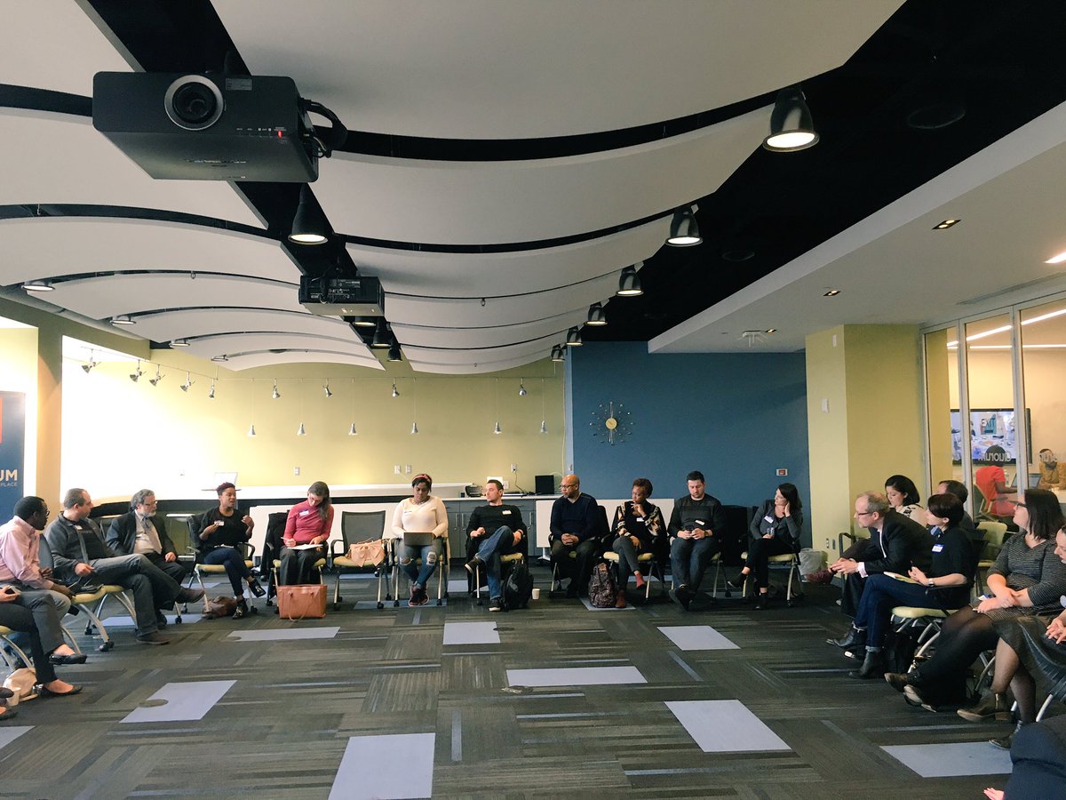 PhillyTechWeek's tweet image. Great conversation happening with community organizers for #ptw16 #convenePHL lots of great tips and advice!