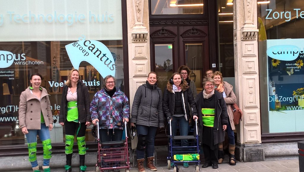 Vanmiddag excursie en rondleiding voor 9 ergotherapeuten in het @1zorgthuis van de <a href="/Campuswstweet/">Campus Winschoten</a> en <a href="/Acantus_/">Acantus</a> !!
