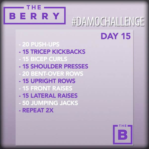 theberry's tweet photo. Get your workout in this evening and sleep like a baby! #DaMoChallenge #theberry https://t.co/vtrKhdeILL