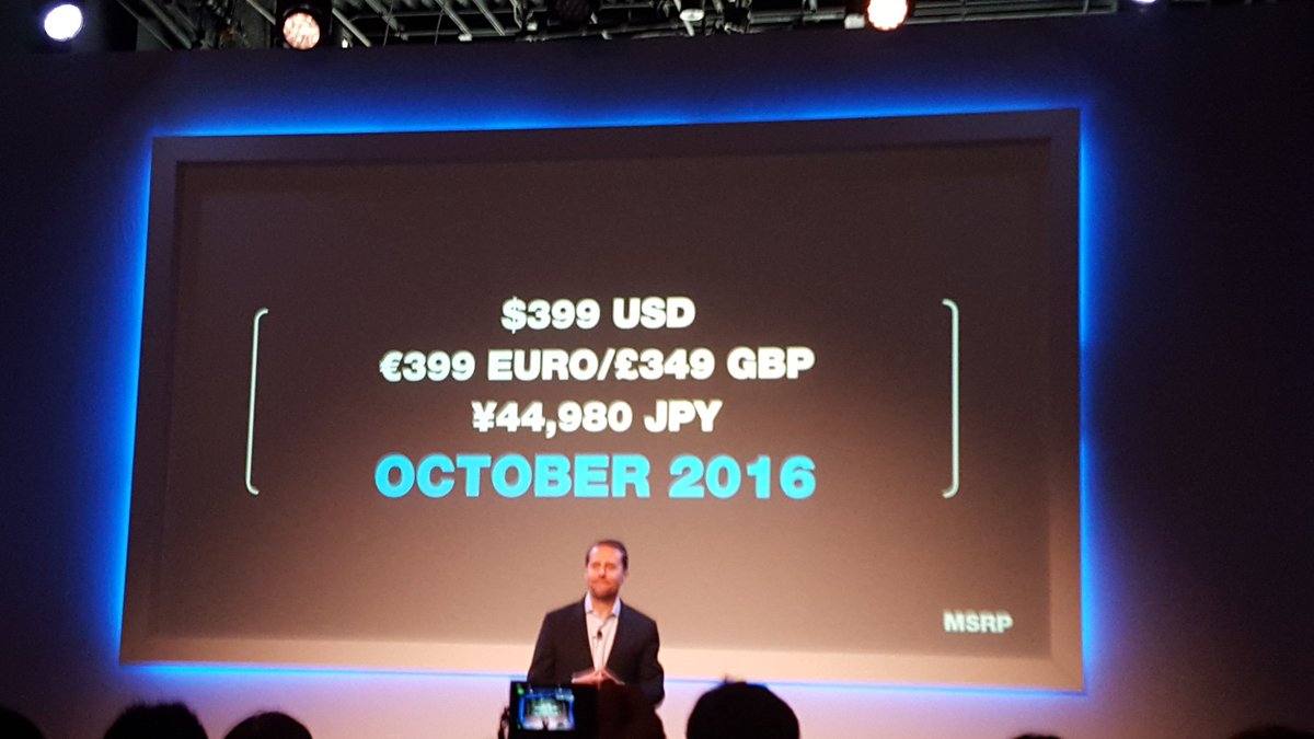 JVCom's tweet photo. Le #PSVR sera vendu 399 euros et sortira en octobre #GDC16 #JVCOMPSVR https://t.co/G2xzRbRlY7