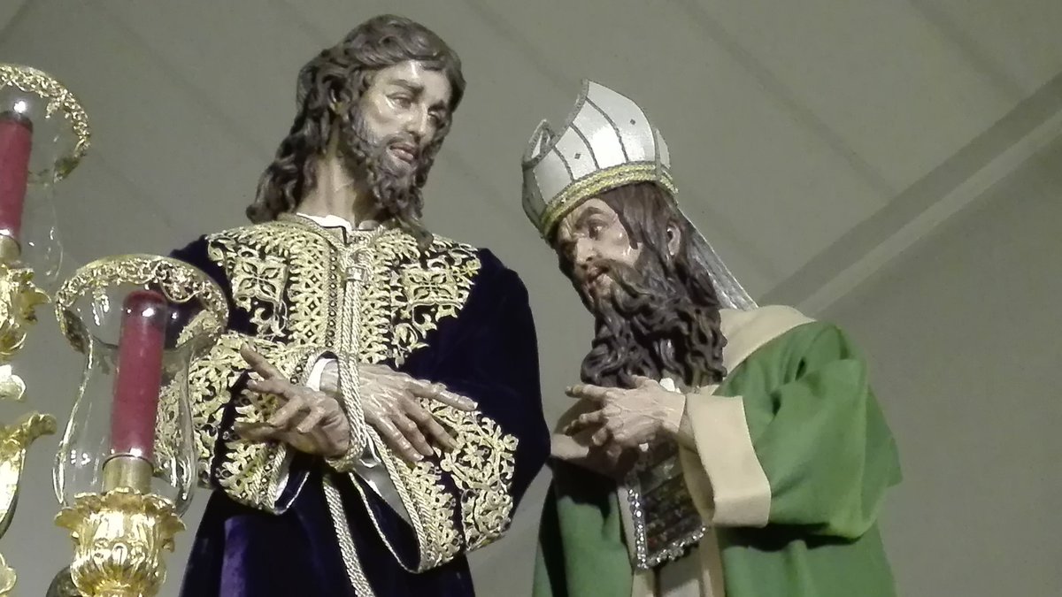 Ya se encuentra el Cristo del Soberano Poder ante Caifás de la <a href="/HdadSanGonzalo/">Hermandad de San Gonzalo</a> en su paso
