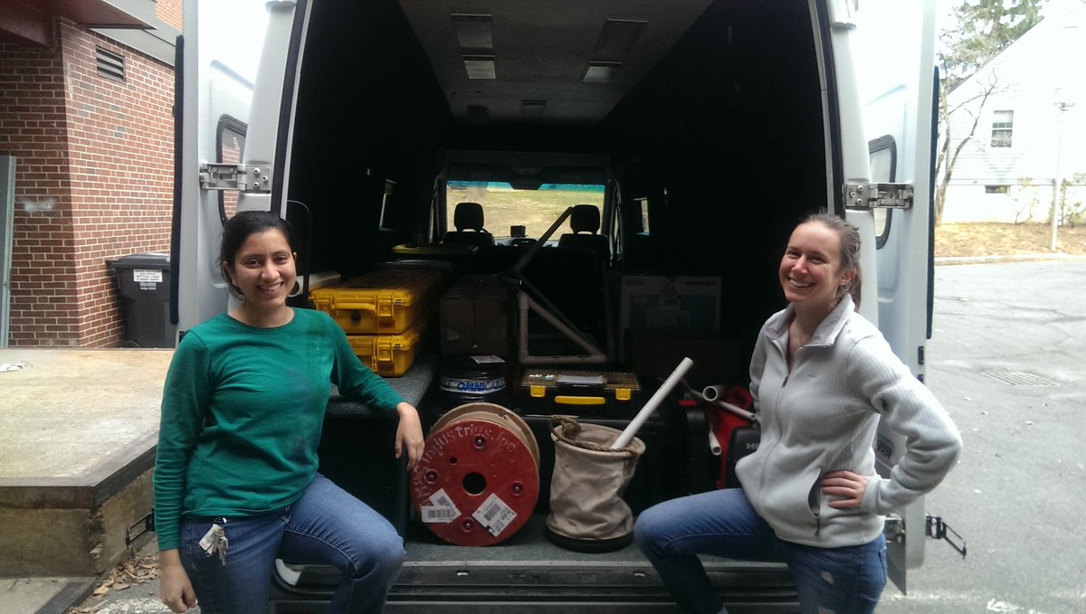 chiroxiphia81's tweet photo. #Gersonlab, alpha team loaded up the van on Sunday. Heading to FL for #bird migration research #apalachicola https://t.co/u4yixA70W6