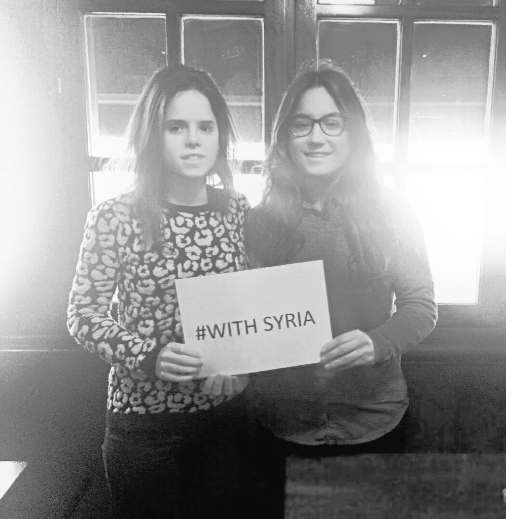 EkiFernandez's tweet photo. Languntzeko asmoz. #withSyria  @AinhoaGranado3 https://t.co/3saACJT8Es