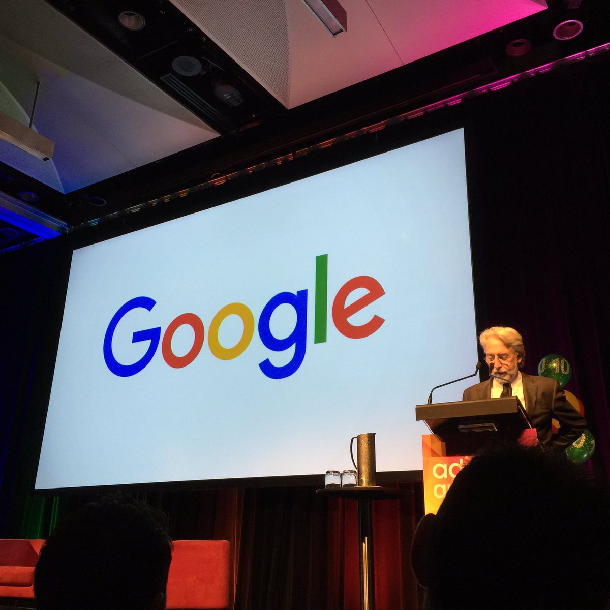 ashleekatebeck's tweet photo. @richardgingras takes the stage at @adtechANZ #adtechANZ https://t.co/ADd5gmgcVa