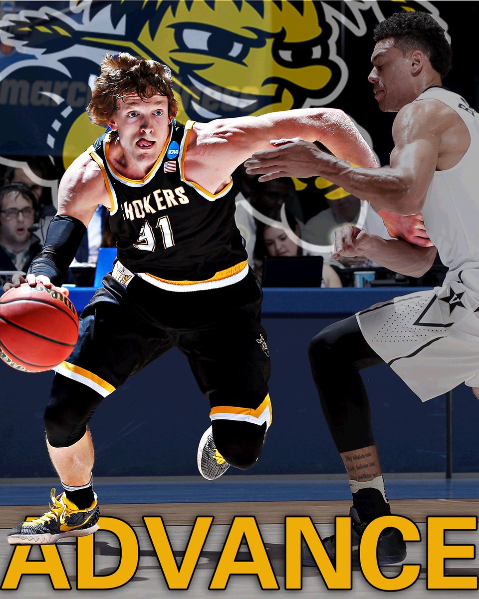 SportsCenter's tweet photo. Shockers are moving on! Wichita State takes down Vandy, 70-50. They will face 6th seed Arizona in the 1st round. https://t.co/N6QrbRmBc4