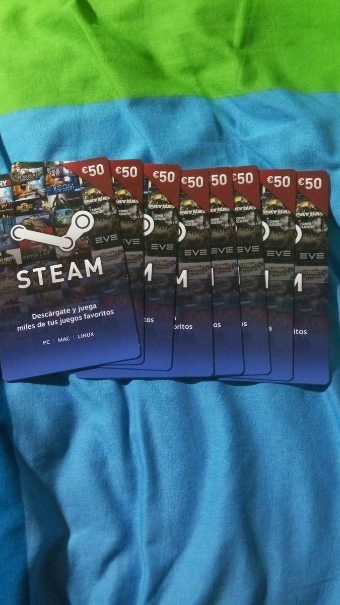 CardSteam's tweet image. Tarjetas de #STEAM de 50€ a 35€ producto limitado