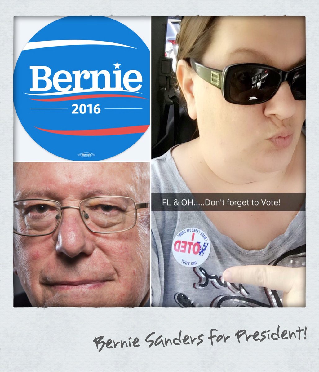 heatco's tweet photo. #FloridaPrimary #SuperTuesday #FloridaForSanders #FeelTheBern #Sanders2016 #Bernie2016 #WomenforBernie ✌🏻️🌎❤️ https://t.co/Uv0Q8BJbZq