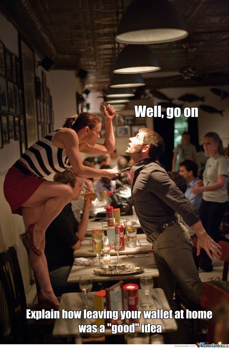 When you want to SPLIT the check...