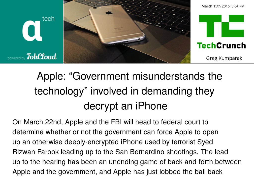 abstractTechTC's tweet image. techcrunch.com/2016/03/15/app… by #GregKumparak #Apple