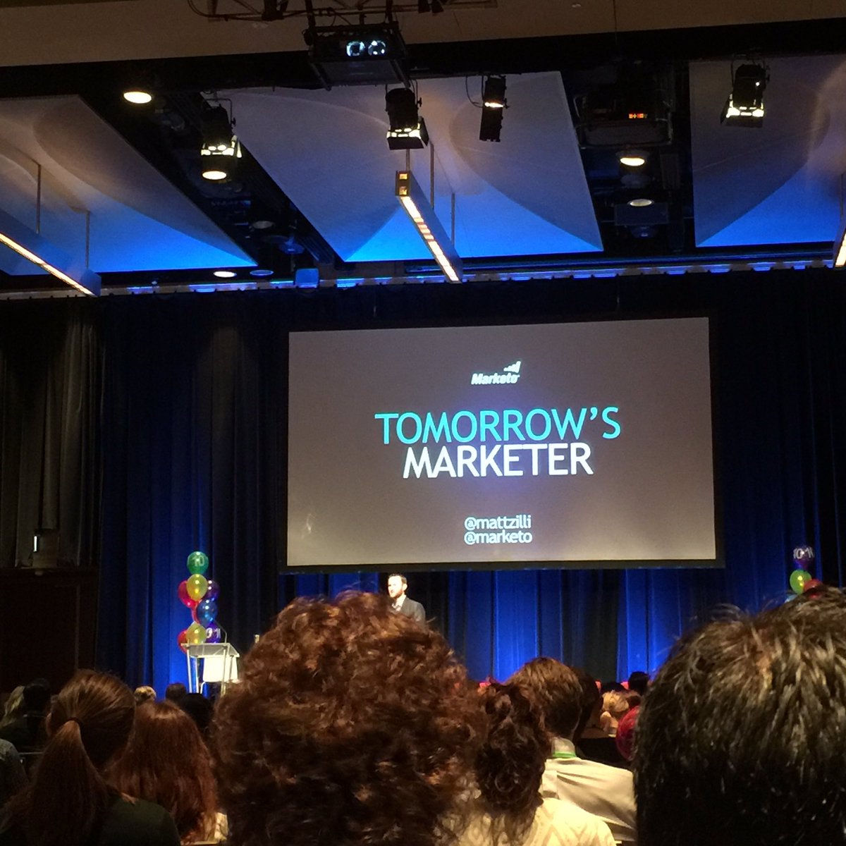 ashleekatebeck's tweet photo. 80%of marketing executives worldwide say they need to restructure marketing @adtechANZ #adtechANZ #marketo https://t.co/yOdb84j36l