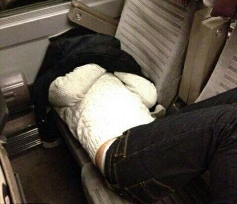 I'm tired and I just want you to hold me and just pat my bum just because