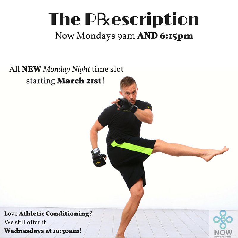 Due to popular demand we will be adding a 2nd time for The P℞escription! Monday 6:15pm starting 3/21!