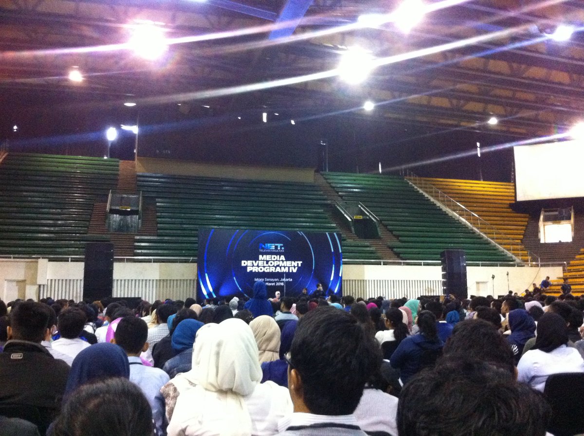 cusitaaa's tweet image. Dari Bali, brjuang dg 6000 pserta lain, demi 1 tjuan, 1 bagian dari kluarga besar @netmediatama wml 😇 #MDPIV_NET