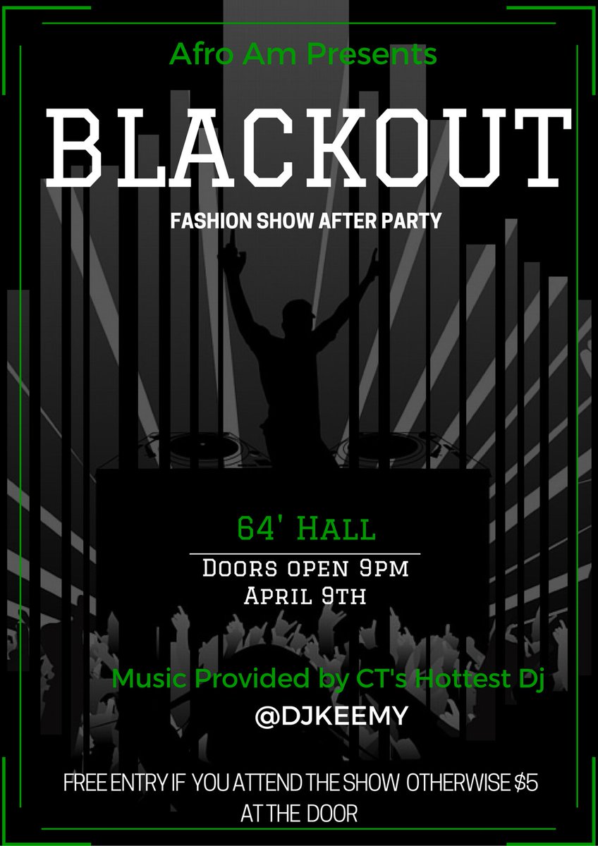 Afroam_pc's tweet photo. Fashion show after party. https://t.co/kSB7VwVsdO