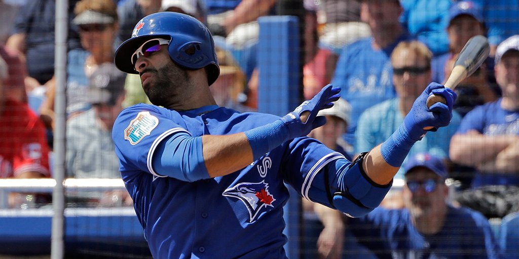 BlueJays's tweet photo. Joey Bats 😎 #ItAllStartsHere https://t.co/vok7gNVwt2