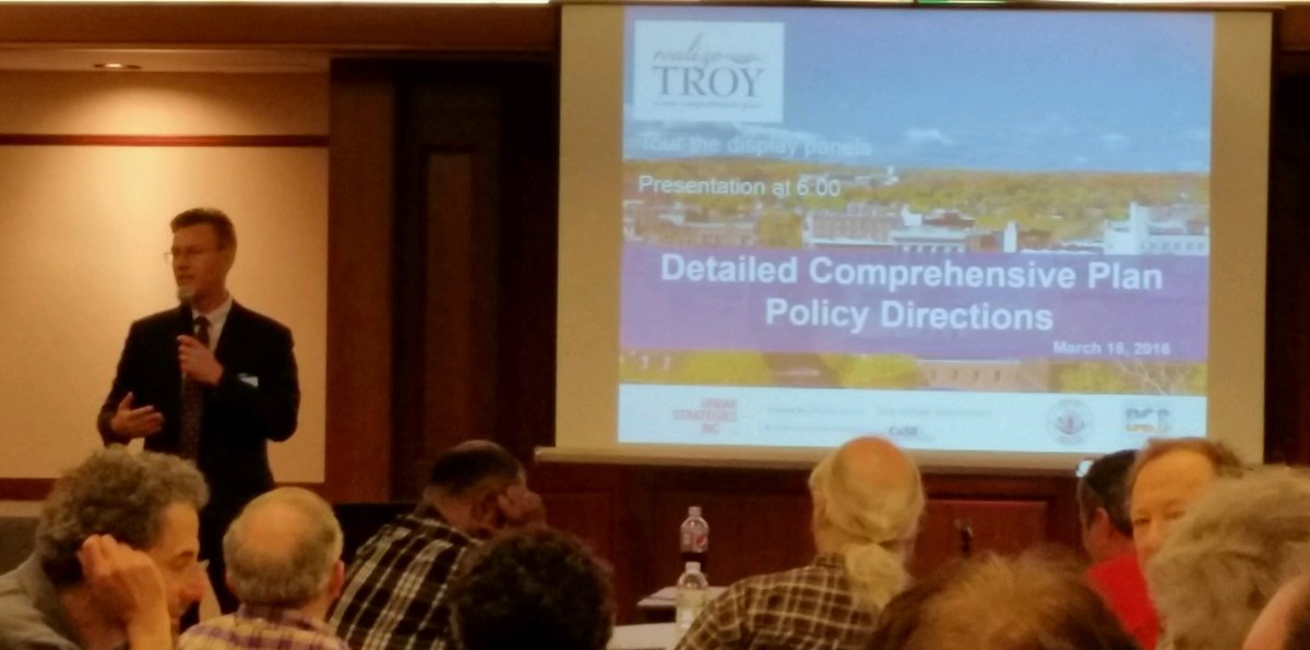 MayorMadden's tweet photo. Residents of #TroyNY, the future of your city is being planned. Join us tomorrow night! #RealizeTroy https://t.co/jC8G8P2Msn