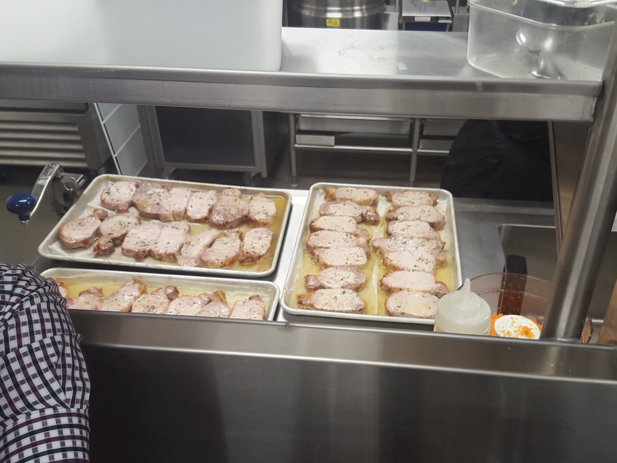 sarahclappison's tweet photo. #FirstGlimps of @Chef_Totten's succulent protein #porkneverlookedsogood provided by @TrevorAslin's Sobey's #RedDeer https://t.co/aNY5a829pc