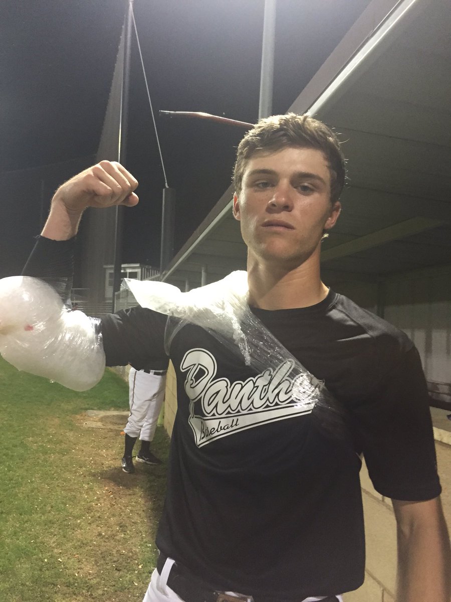 Panthers win 13-3 Baylor Bippert with 2 allowed hits