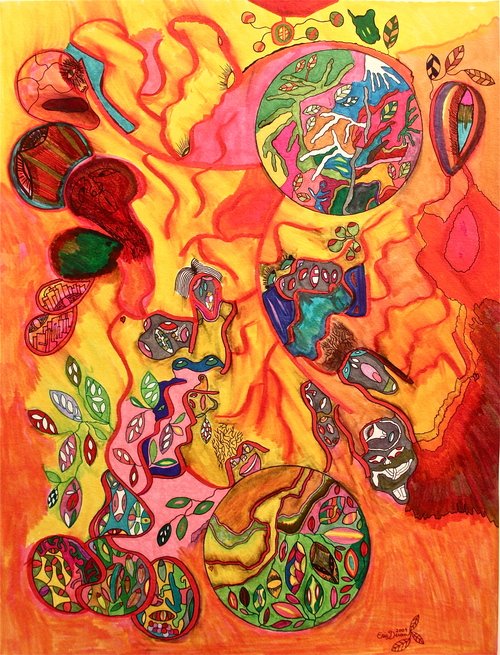 Bold, vibrant and full of color. Great way to describe #featuredartist Eric Devan's work. ht.ly/Zw4wA