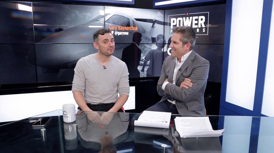 CardoneMedia's tweet photo. Killing it with @garyvee on #PowerPlayers https://t.co/toLKKOYAvI #hustle https://t.co/2A7KQ7IQeg