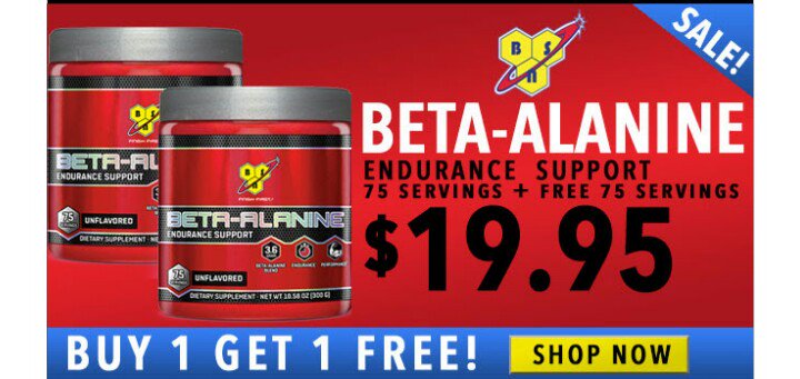 SweetSupplement's tweet photo. @BSNSupplements BETA-ALANINE #BOGO! https://t.co/H82CWRoj4j #betaalanine #supplements #endurance #bodybuilding https://t.co/4f3BsXSBal