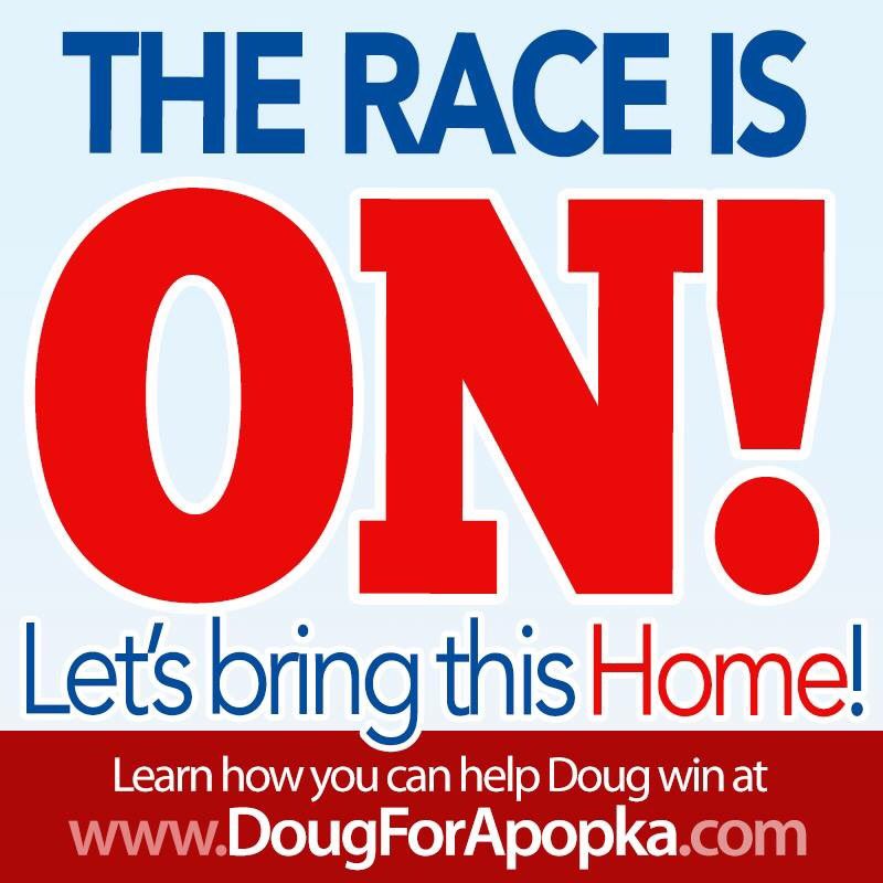 We won tonight but not by enough. Thank you to everyone who helped! Want to help Doug win. dougforapopka.com