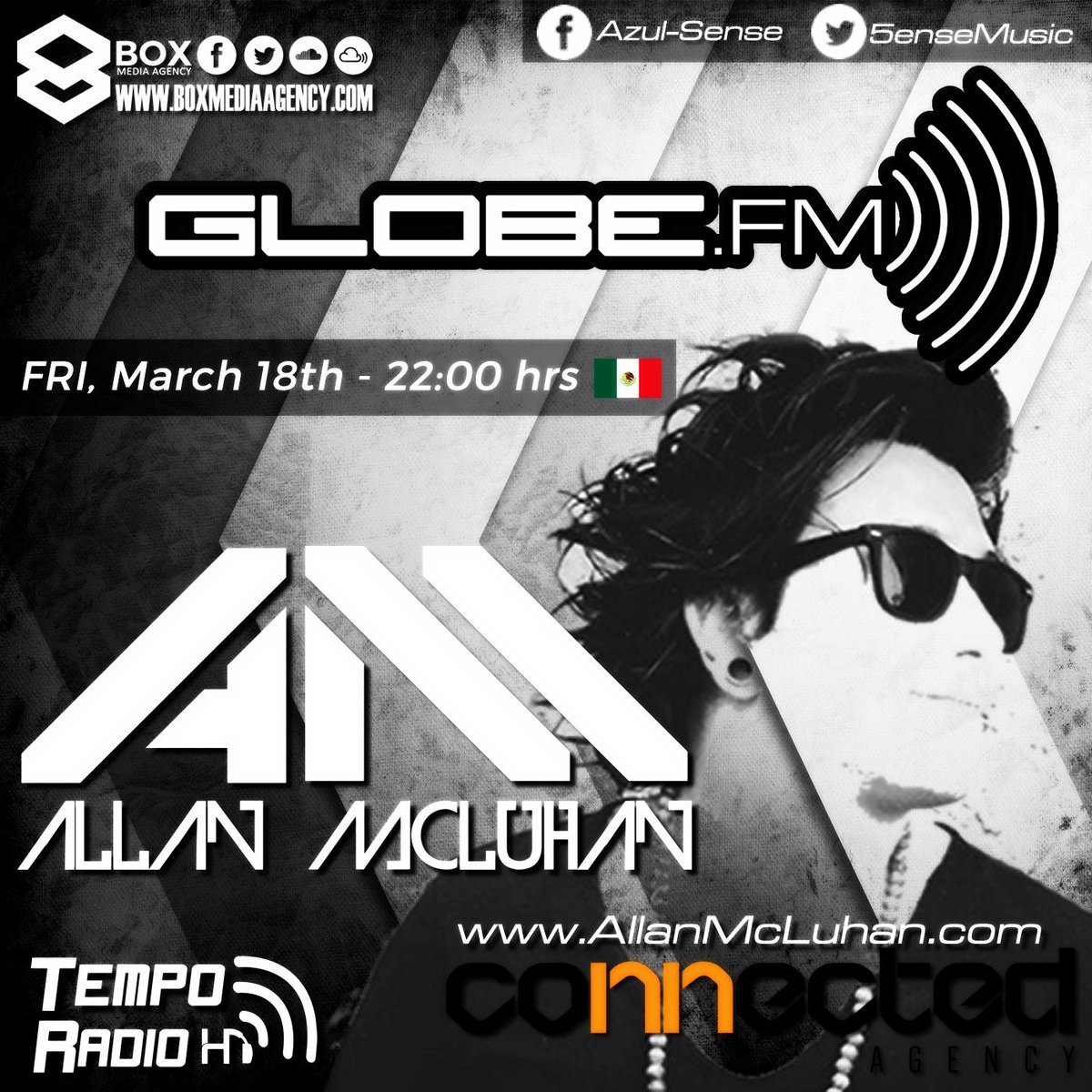 National Trance (MEX (@nationaltrance) on Twitter photo Directo desde #CNTD, uno de los máximos referentes en la escena electrónica nacional, <a href="/AllanMcluhan/">Allan McLuhan</a> en #GlobeFM! Directo desde #CNTD, uno de los máximos referentes en la escena electrónica nacional, <a href="/AllanMcluhan/">Allan McLuhan</a> en #GlobeFM!