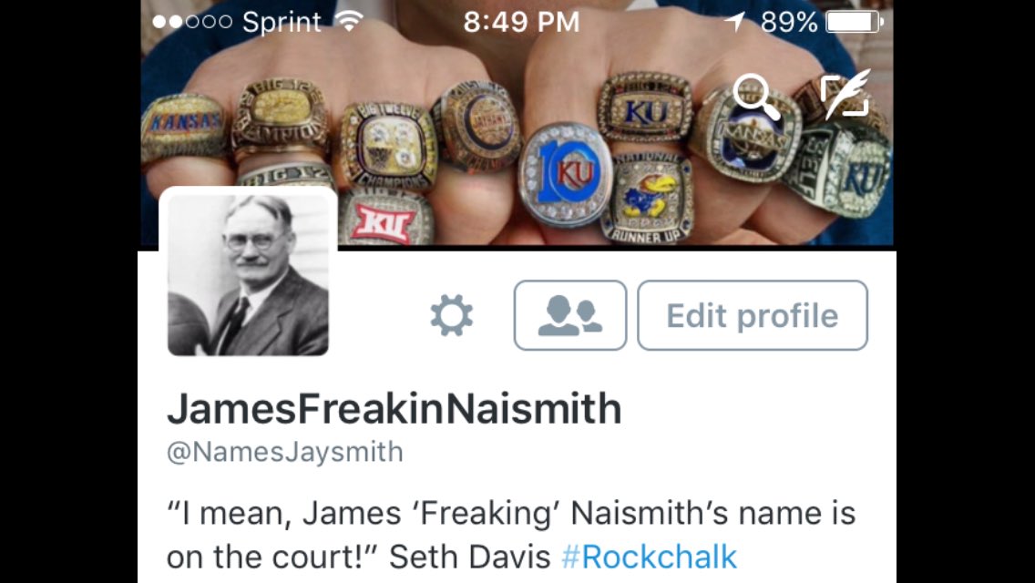 NamesJaysmith's tweet photo. March is the best time of year for changing headers. #RockChalk #12str8 https://t.co/2RmT5AcfqG