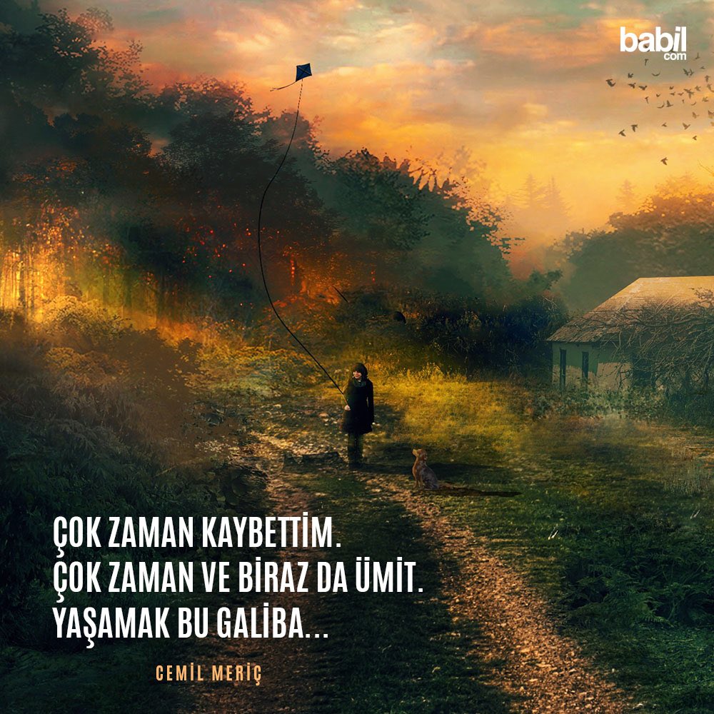 Çok zaman kaybettim. Çok zaman ve biraz da ümit. Yaşamak bu galiba...

Cemil Meriç