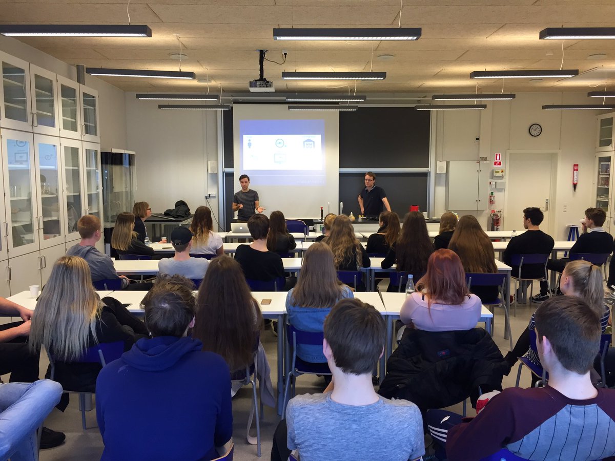 Iværksætterturen starter idag i Toftlund! Anders og Jonathan fra Mackabler.dk starter ud 👍