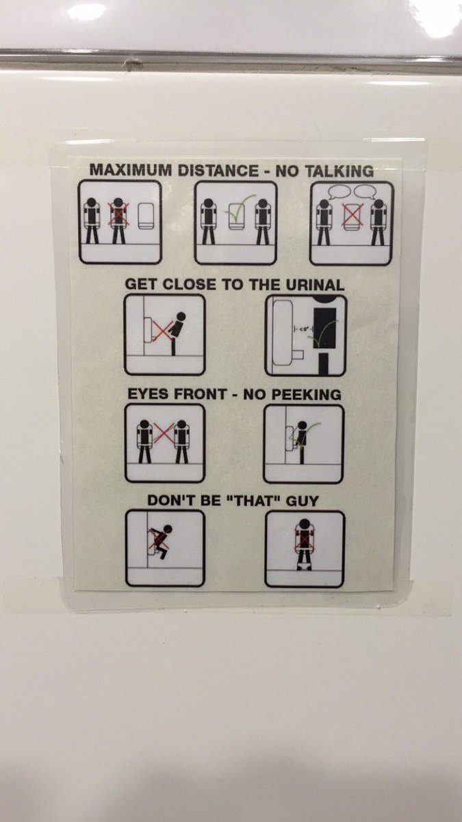 nigel_roberts87's tweet photo. #Urinal #rules 😂 https://t.co/Z9Y0LB8JIn