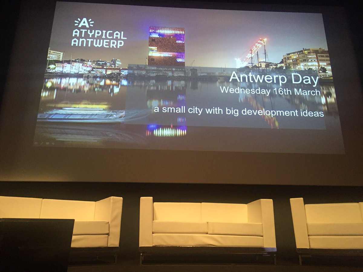 Op <a href="/MIPIMWorld/">MIPIM</a> 2016 voor #AntwerpDay: <a href="/BlueGateAntwerp/">Blue Gate Antwerp</a> voorstellen aan 300 projectontwikkelaars uit hele wereld!