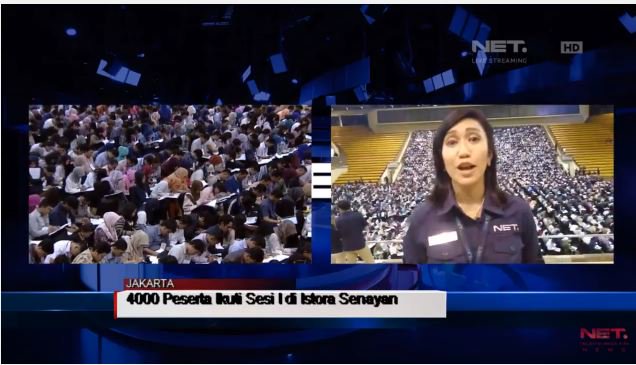 NET_CJ's tweet image. Ada 4000 peserta yang ikut di sesi 1 #MDPIV_NET apakah kamu salah satunya? Selamat berjuang ya semua peserta!