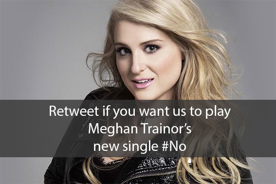 ECRBreakfast's tweet photo. RT if you want us to play #No by @Meghan_Trainor today! https://t.co/kO7tHMgn14