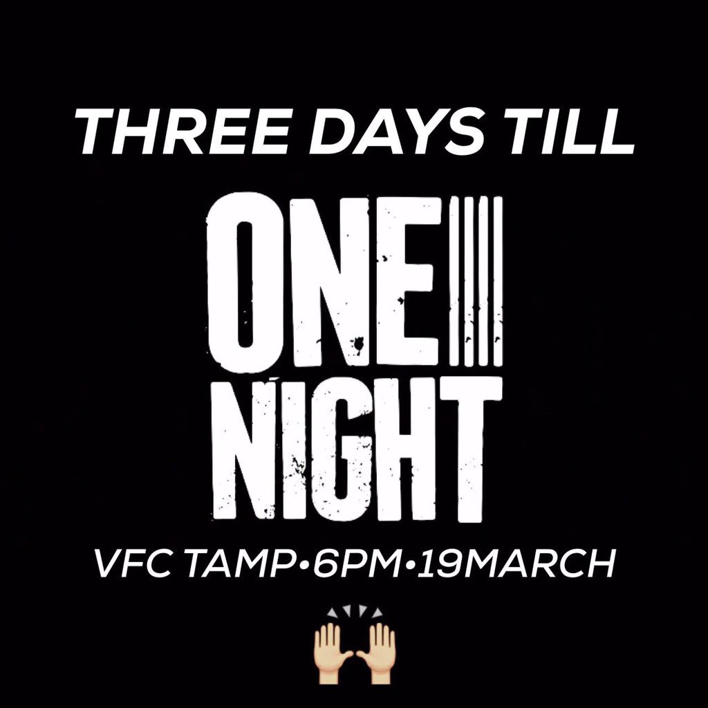 TheEDGE_sg's tweet photo. JUST THREE MORE DAYS! It's gonna be insane 😁 we'll see ya there at ONE NIGHT 🎉🎉🎉 https://t.co/mNoaChSMkw