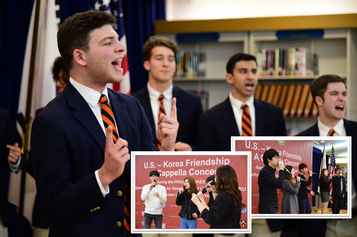 Beautiful harmony by #PrincetonU’s oldest a cappella group <a href="/nassoons/">Princeton Nassoons</a> and Korean a cappella groups from SNU &amp; Yonsei!